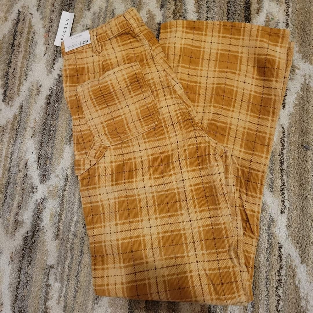 Pacsun corduroy high rise flares